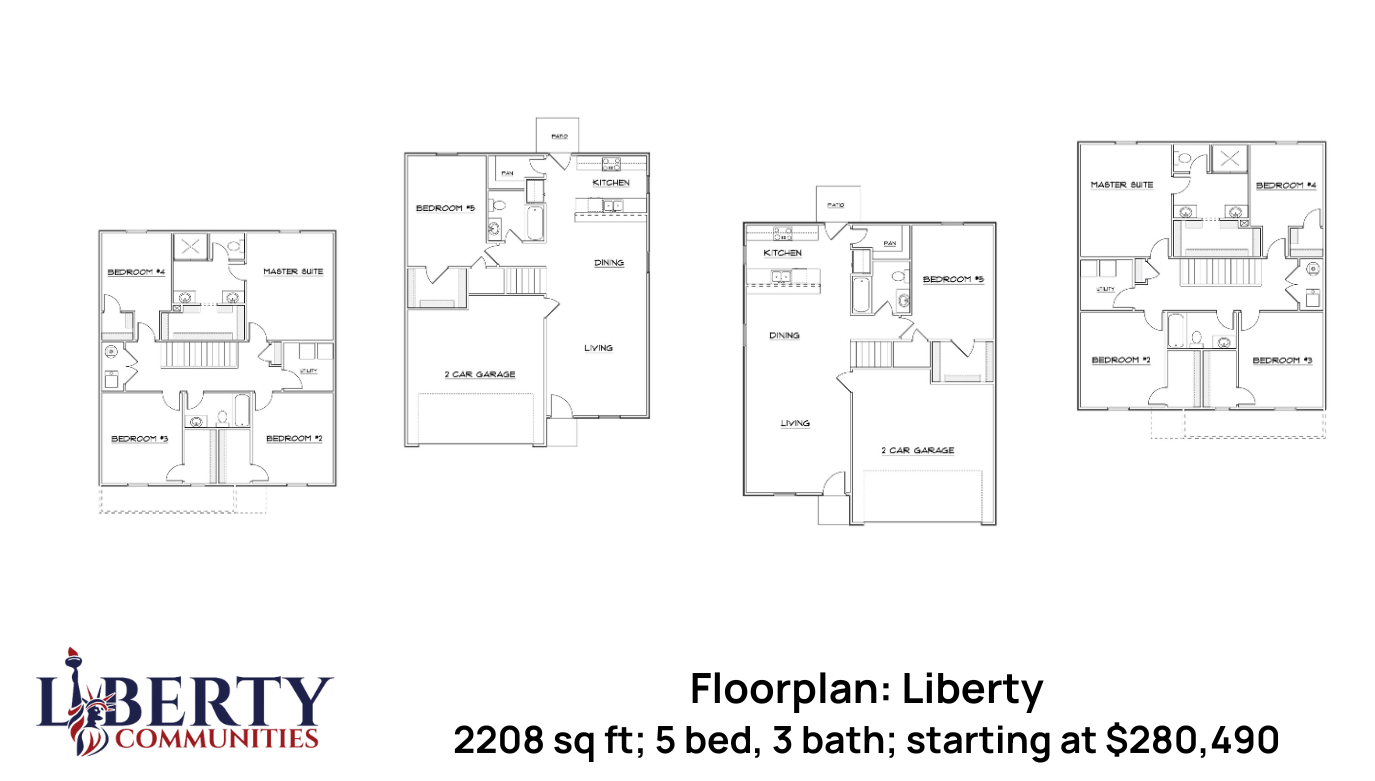 Liberty A/B layouts Liberty Communities